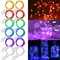 12 Pack Fairy Lights Battery Operated (Included), 7 ft 20 LED Mini String Lights, Waterproof Silver Wire Firefly Starry Lights for DIY Wedding Christmas Party Mason Jars Decor, Multicolor